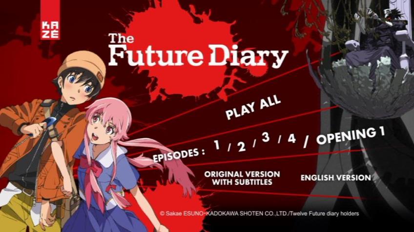 Mirai Nikki The Future Diary complete DVD Eps 1-26 anime ENGLISH
