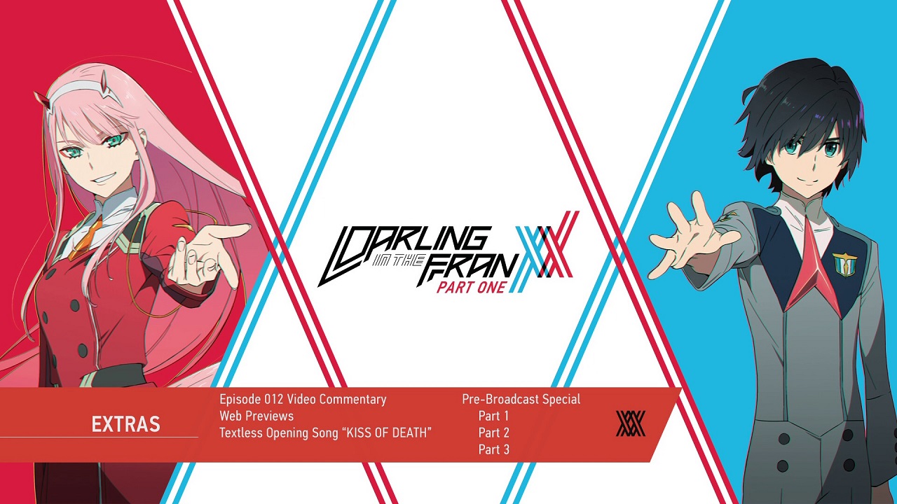 Blu Ray Review Darling The In Franxx Part 1 Animeblurayuk - darling in the franxx opening roblox id code